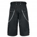 Men Black Gothic Cargo Short Pant 